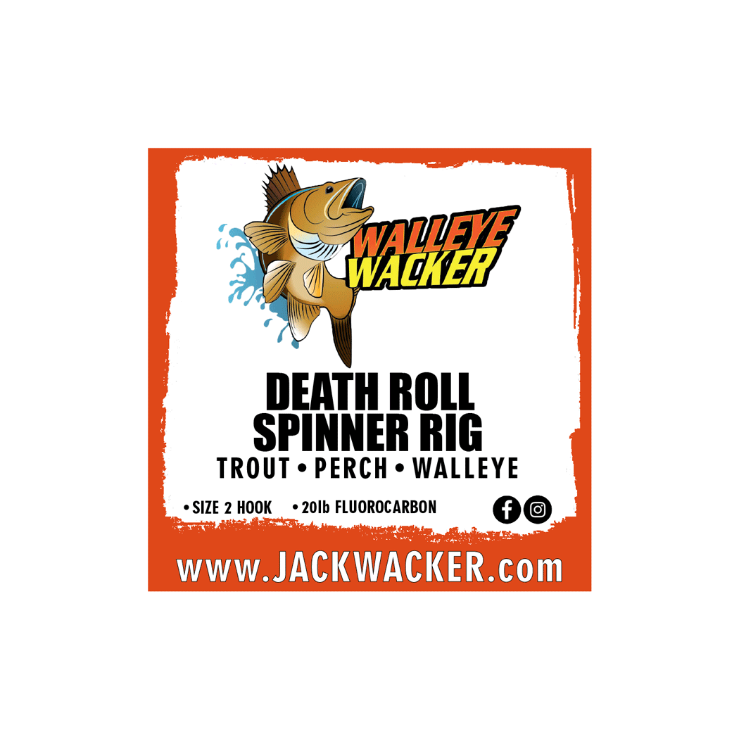 Walleye Wacker Death Roll Spinner Rig 